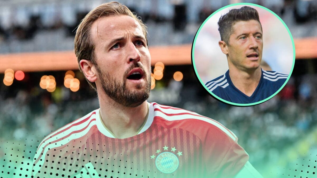 Harry Kane and Robert Lewandowski