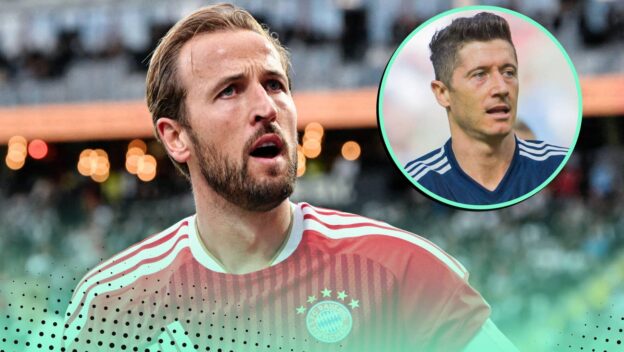 Harry Kane and Robert Lewandowski