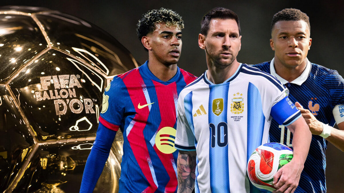 Lionel Messi, Lamine Yamal and Kylian Mbappe are in the Ballon d'Or running.