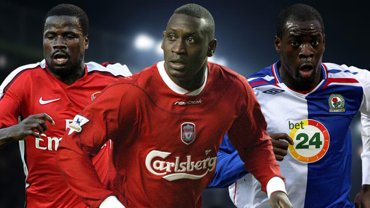Emile Heskey, Christopher Samba & Emmanuel Eboue.