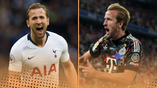 Harry Kane becomes only the fifth player to score 100+ goals in two of Europe’s top leagues