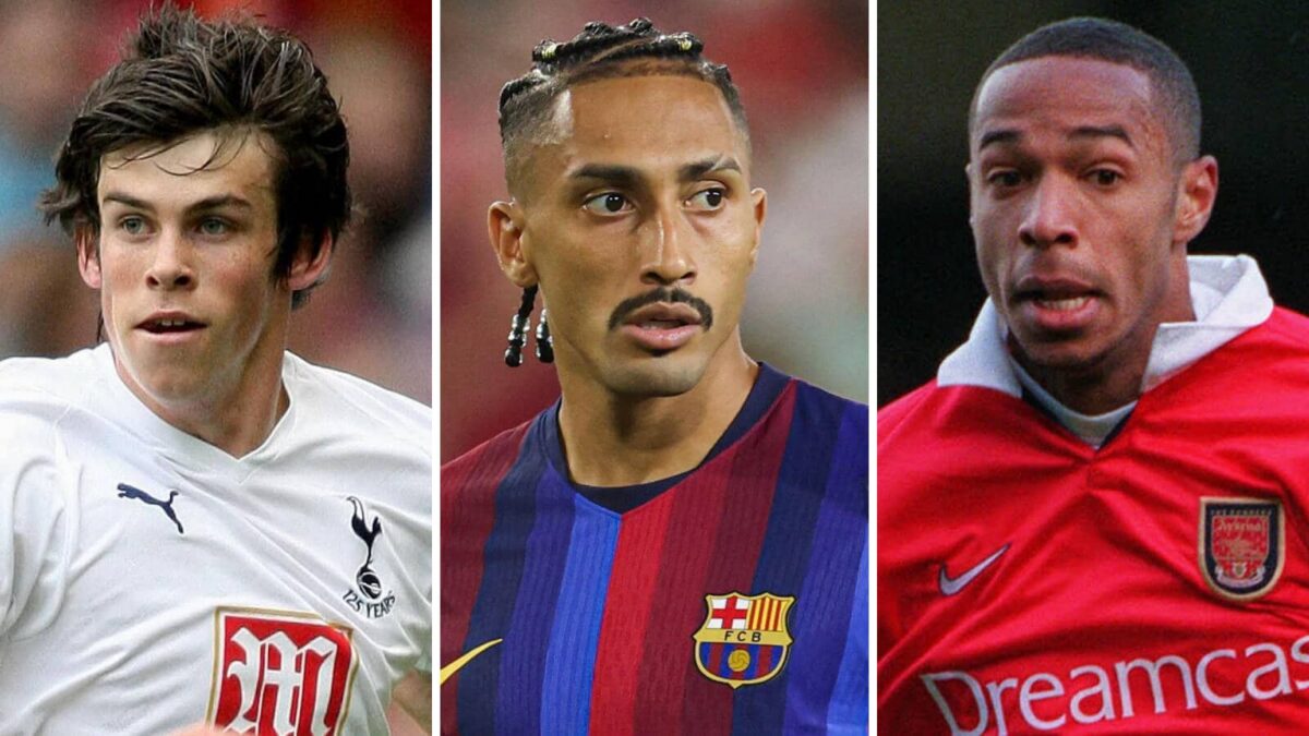 Gareth Bale, Raphinha, Thierry Henry