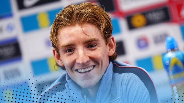 Anthony Gordon in a press conference