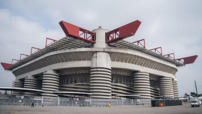 The San Siro is one of Europe's biggest stadiums - for now.