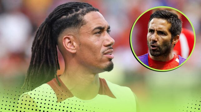 Chris Smalling and Joao Moutinho