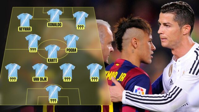 Man City XI cost less than £900million featuring Neymar, Cristiano Ronaldo