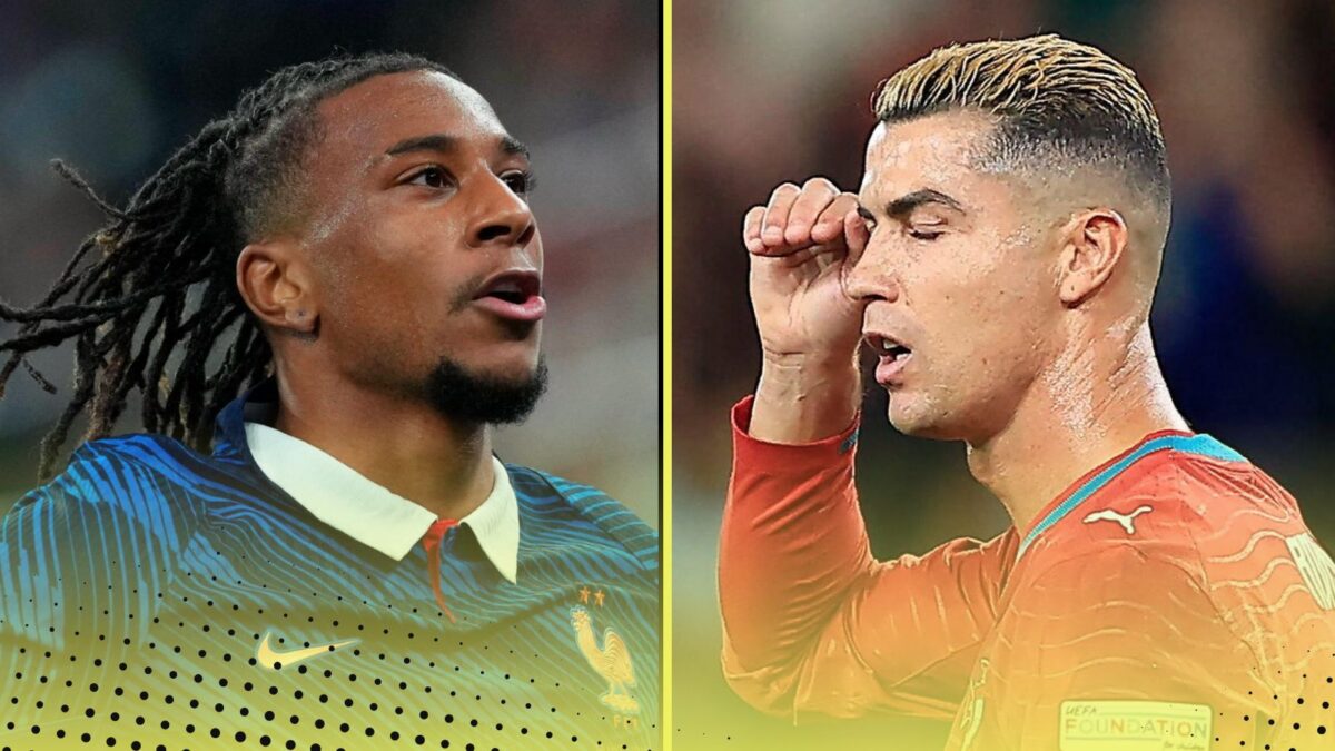 It was a contrasting break for Michael Olise and Cristiano Ronaldo.