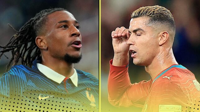 It was a contrasting break for Michael Olise and Cristiano Ronaldo.