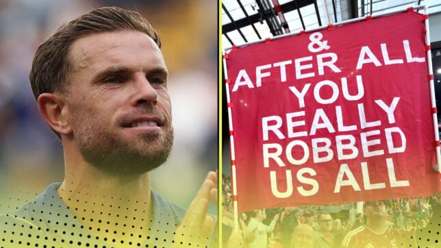 Jordan Henderson turned into Pirlo and Liverpool fans got creative.