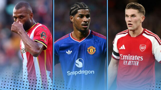 Igor Thiago, Marcus Rashford and Viktor Gyökeres