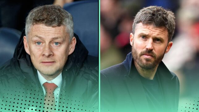 Ole Gunnar Solskjaer and Michael Carrick