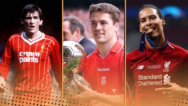The 5 Liverpool legends who finished in the Ballon d’Or top three: Dalglish, Van Dijk, Owen…