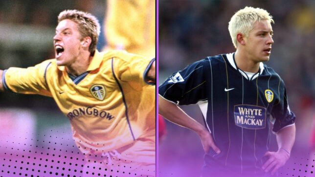 Alan Smith playing for Leeds