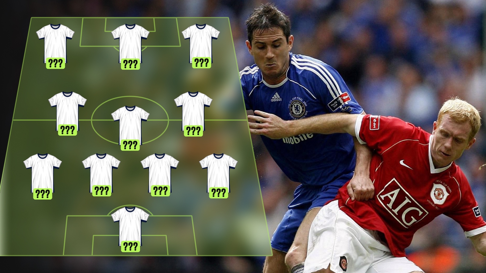 Hazard, Rooney, Lampard, Ronaldo: The ultimate Chelsea & Man Utd combined XI