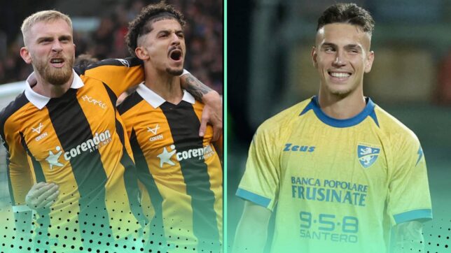 Hull City and Frosinone celebrations